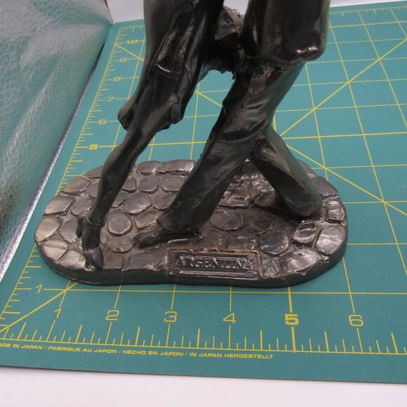 Rubies Couple Dancing Tango Metal Sculpture - Picture 10 of 12